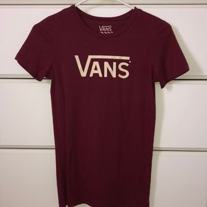 maroon vans shirt